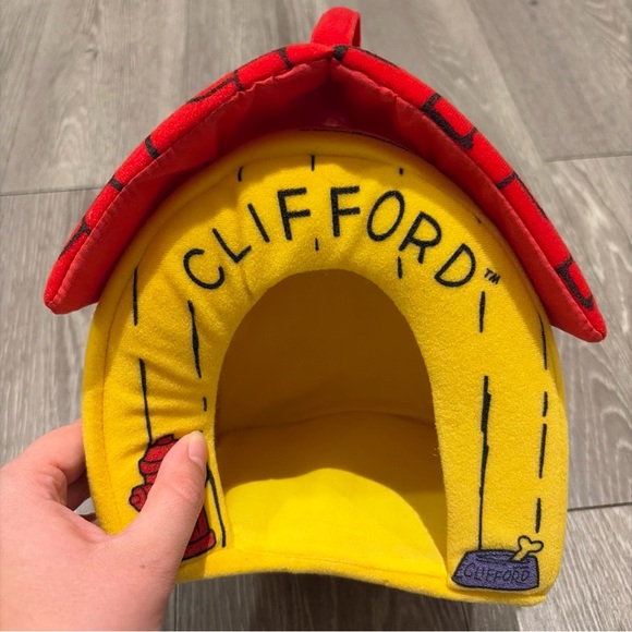 1995 Clifford The Big Red Dog Scholastic Plush Dog & Doghouse Vintage 90s - Picture 5 of 7